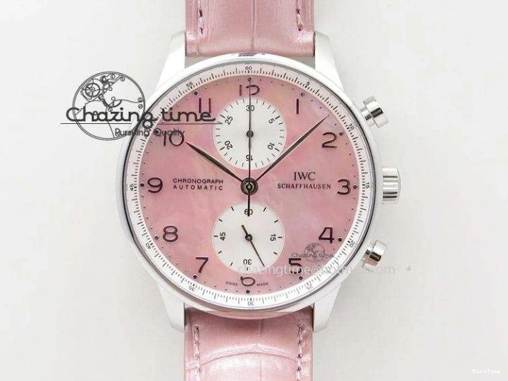 MIROTIME 0426 Upgraded Portuguese Flying Tourbillon SS White Dial 2 Sub Dials on Black Leather Strap 7161